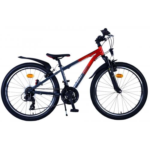 Volare XC Race Kinderfiets - 24 inch - 21 speed - Rood/Grijs