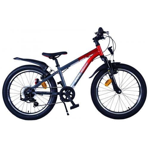 Volare XC Race Kinderfiets - 20 inch - 7 speed - Rood/Grijs