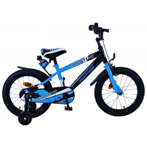 Volare Sportivo Kinderfiets - Jongens - 16 inch - Blauw Zwart