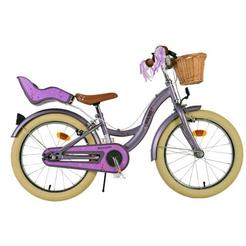 Volare Blossom Kinderfiets - Meisjes - 18 inch - Paars - Twee Handremmen