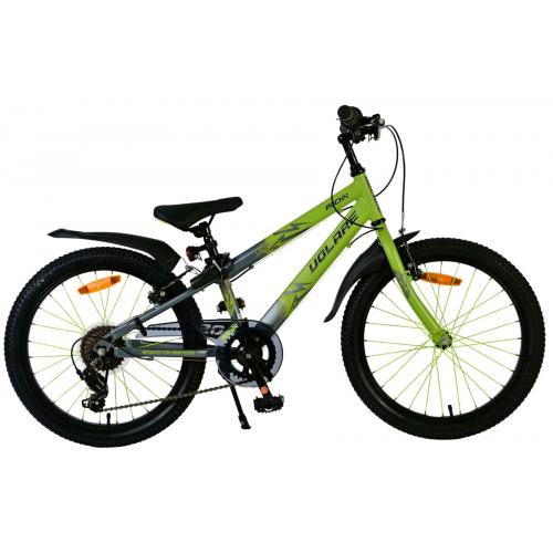 Volare Rocky Kinderfiets - 20 inch - 7 speed - Groen/Grijs