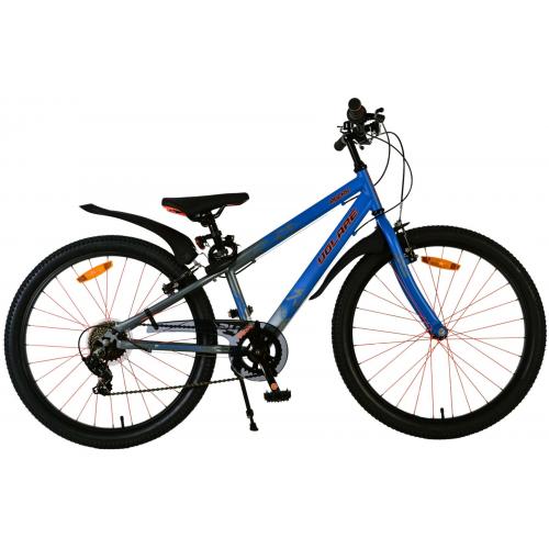 Volare Rocky Kinderfiets - 24 inch - Blauw - 7 speed