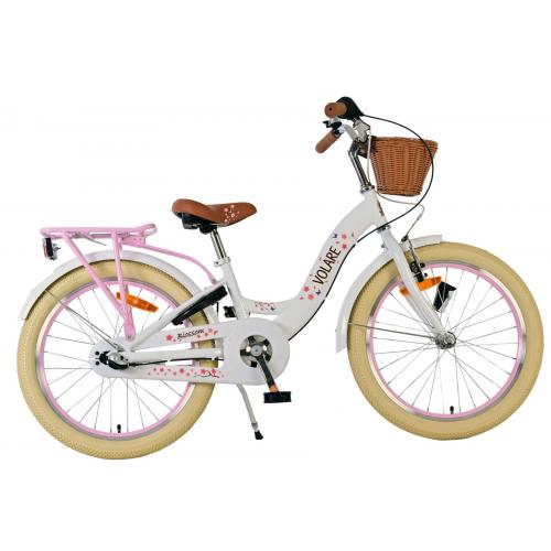 Volare Blossom Kinderfiets - Meisjes - 20 inch - Wit - Nexus 3 versnellingen