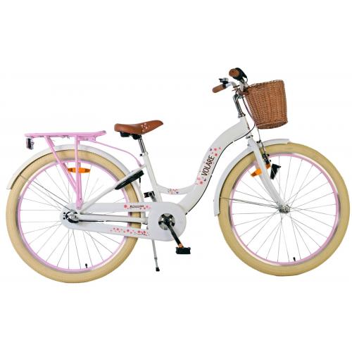 Volare Blossom Kinderfiets - Meisjes - 26 inch - Wit - Nexus 3 versnellingen