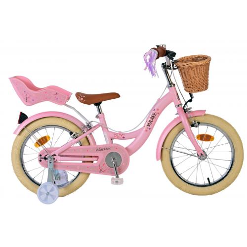 Volare Blossom Kinderfiets - Meisjes - 16 inch - Roze - Twee Handremmen