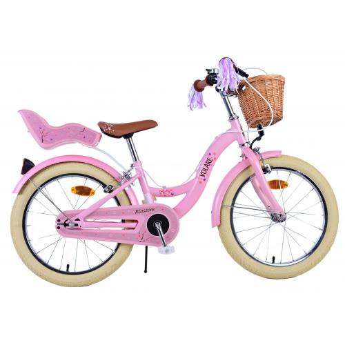 Volare Blossom Kinderfiets - Meisjes - 18 inch - Roze - Twee handremmen