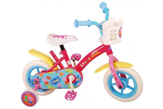 Peppa Pig Kinderfiets - Meisjes - 10 inch - Roze/Blauw