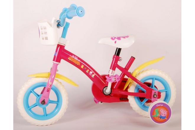 Peppa Pig Kinderfiets - Meisjes - 10 inch - Roze/Blauw