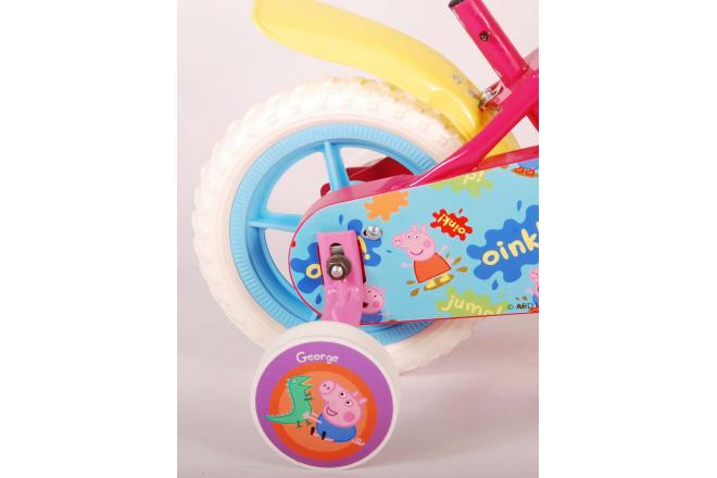 Peppa Pig Kinderfiets - Meisjes - 10 inch - Roze/Blauw