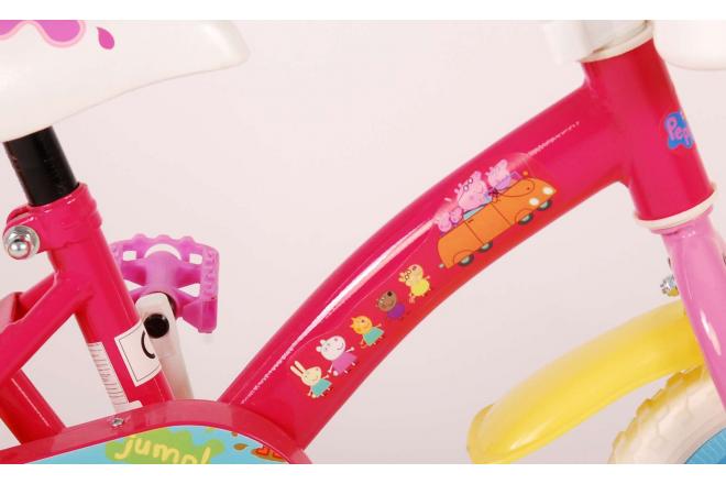 Peppa Pig Kinderfiets - Meisjes - 10 inch - Roze/Blauw