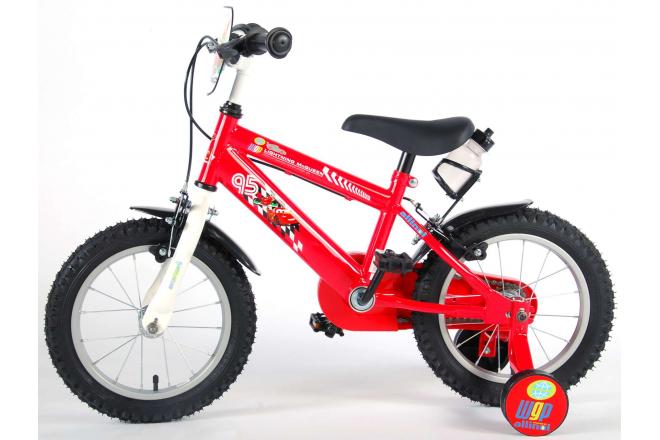 Disney Cars Kinderfiets - Jongens - 14 inch - Rood - 2 handremmen