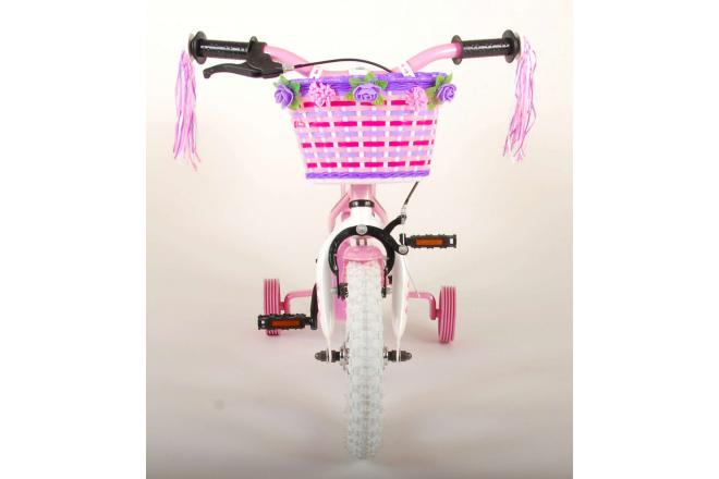 Volare Rose Kinderfiets - Meisjes - 12 inch - Roze - 95% afgemonteerd