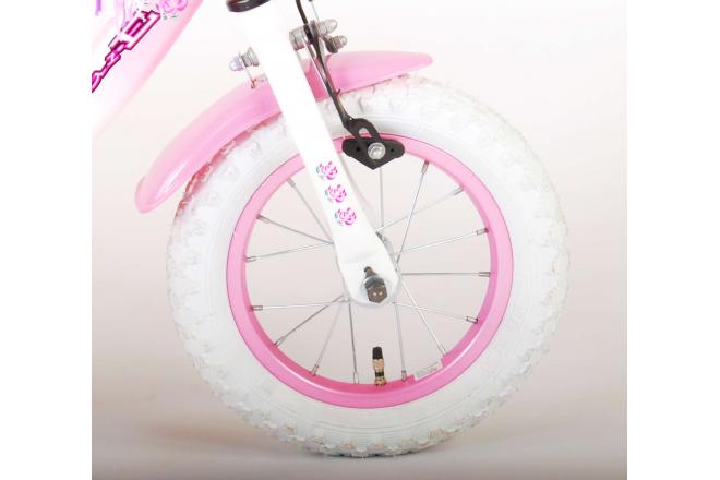 Volare Rose Kinderfiets - Meisjes - 12 inch - Roze - 95% afgemonteerd
