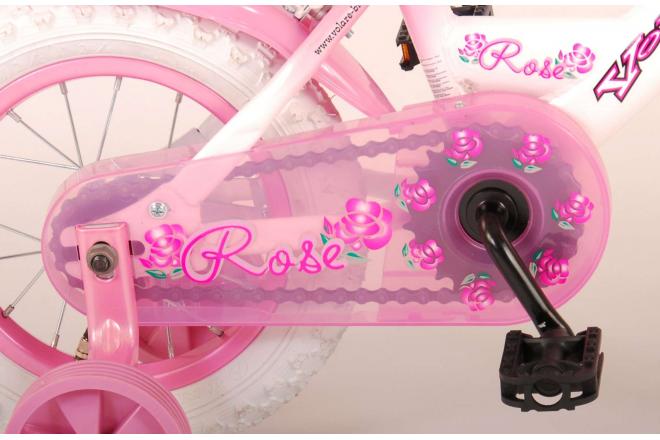 Volare Rose Kinderfiets - Meisjes - 12 inch - Roze - 95% afgemonteerd