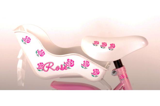 Volare Rose Kinderfiets - Meisjes - 12 inch - Roze - 95% afgemonteerd
