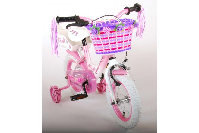 Volare Rose Kinderfiets - Meisjes - 12 inch - Roze - 95% afgemonteerd