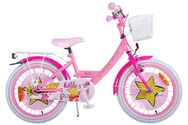 LOL Surprise Kinderfiets - Meisjes - 18 inch - Roze - 95% afgemonteerd