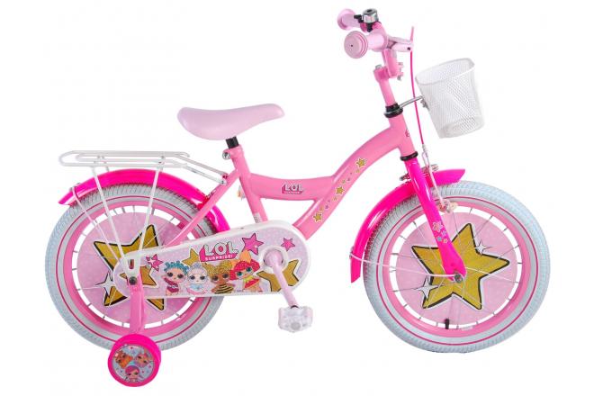 lol surprise kinderfiets - meisjes - 16 inch - roze lol surprise kinderfiets - meisjes - 16 inch - roze