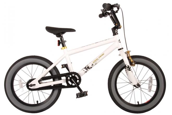 volare cool rider kinderfiets - jongens - 16 inch - wit - 95% afgemonteerd volare cool rider kinderfiets - jongens - 16 inch - wit - 95% afgemonteerd