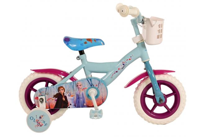 Disney Frozen 2 Kinderfiets - Meisjes - 10 inch - Blauw/Paars