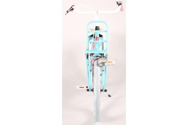 Volare Ibiza Kinderfiets - Meisjes - 20 inch - Blauw/Roze - 95% afgemonteerd