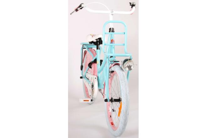 Volare Ibiza Kinderfiets - Meisjes - 20 inch - Blauw/Roze - 95% afgemonteerd