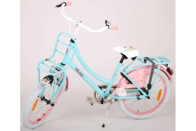 Volare Ibiza Kinderfiets - Meisjes - 20 inch - Blauw/Roze - 95% afgemonteerd