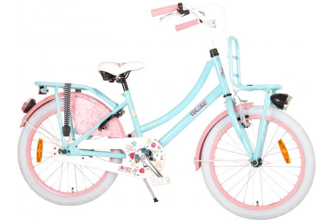 Volare Ibiza Kinderfiets - Meisjes - 20 inch - Blauw/Roze - 95% afgemonteerd