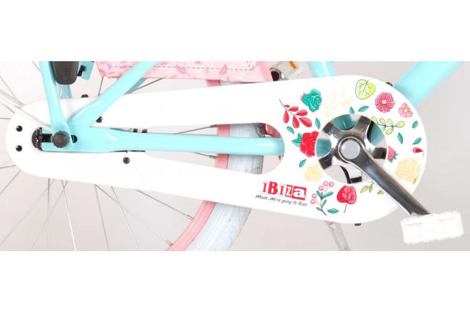 Volare Ibiza Kinderfiets - Meisjes - 20 inch - Blauw/Roze - 95% afgemonteerd