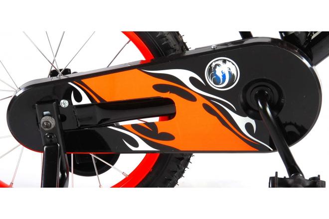 Volare Motorbike Kinderfiets - Jongens - 16 inch - Oranje - 95% afgemonteerd