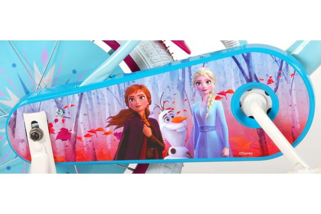 Disney Frozen 2 - Kinderfiets - Meisjes - 16 inch - Blauw/Paars - 95% afgemonteerd