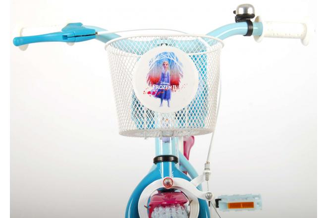 Disney Frozen 2 Kinderfiets - Meisjes - 12 inch - Blauw/Paars - 95% afgemonteerd
