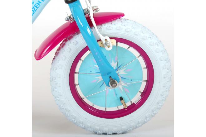 Disney Frozen 2 Kinderfiets - Meisjes - 12 inch - Blauw/Paars - 95% afgemonteerd