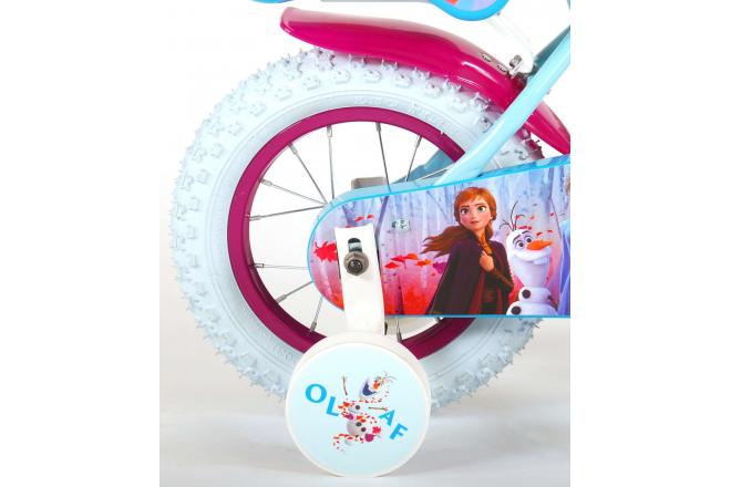 Disney Frozen 2 Kinderfiets - Meisjes - 12 inch - Blauw/Paars