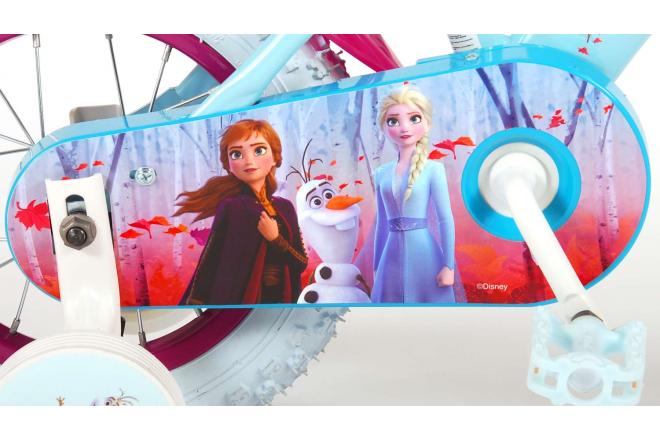 Disney Frozen 2 Kinderfiets - Meisjes - 12 inch - Blauw/Paars