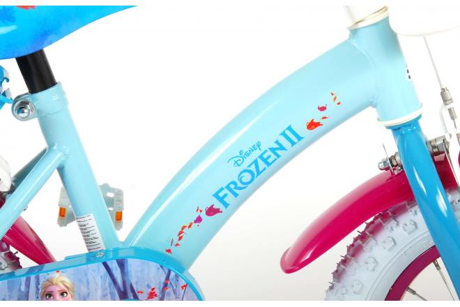 Disney Frozen 2 Kinderfiets - Meisjes - 12 inch - Blauw/Paars