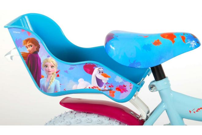 Disney Frozen 2 Kinderfiets - Meisjes - 12 inch - Blauw/Paars - 95% afgemonteerd