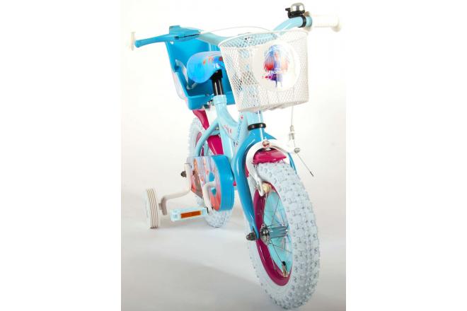 Disney Frozen 2 Kinderfiets - Meisjes - 12 inch - Blauw/Paars - 95% afgemonteerd