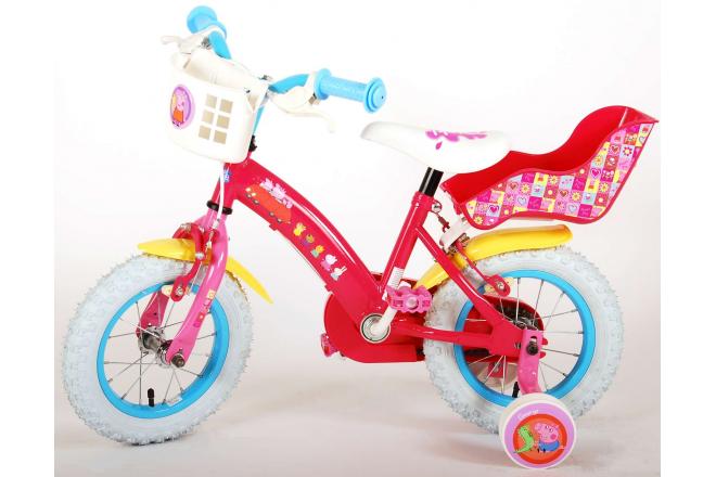 Peppa Pig Kinderfiets - Meisjes - 12 inch - Roze - 2 Handremmen