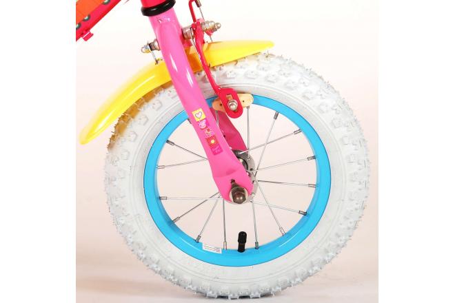 Peppa Pig Kinderfiets - Meisjes - 12 inch - Roze - 2 Handremmen