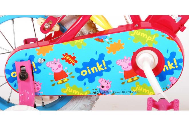 Peppa Pig Kinderfiets - Meisjes - 12 inch - Roze - 2 Handremmen