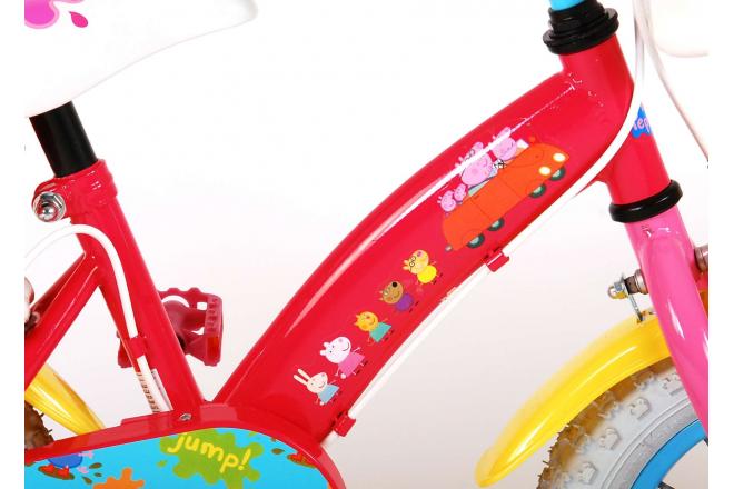 Peppa Pig Kinderfiets - Meisjes - 12 inch - Roze - 2 Handremmen