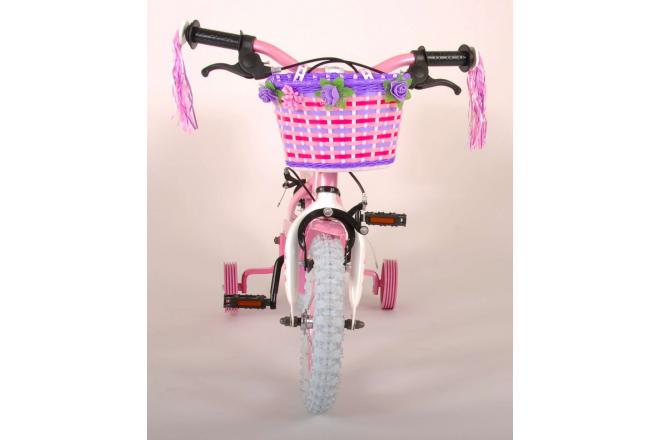 Volare Rose Kinderfiets - Meisjes - 12 inch - Roze - 2 handremmen