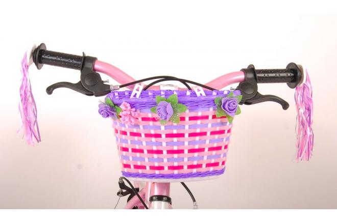 Volare Rose Kinderfiets - Meisjes - 12 inch - Roze - 2 handremmen