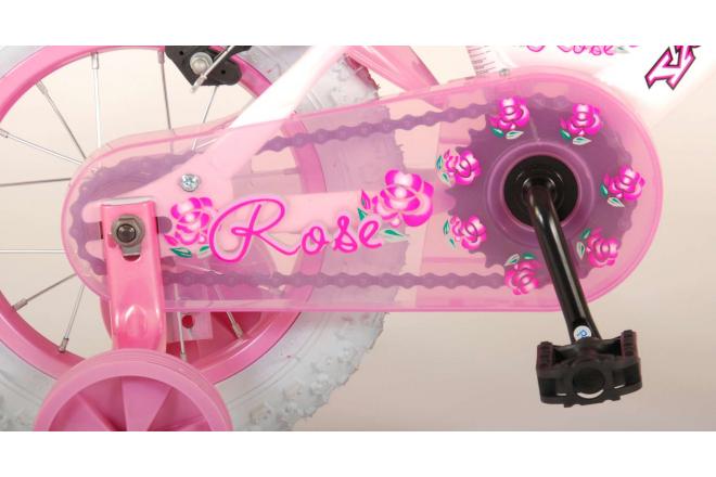 Volare Rose Kinderfiets - Meisjes - 12 inch - Roze - 2 handremmen