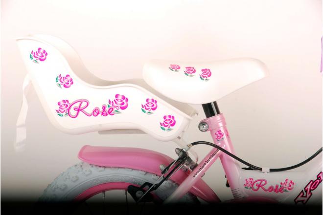 Volare Rose Kinderfiets - Meisjes - 12 inch - Roze - 2 handremmen