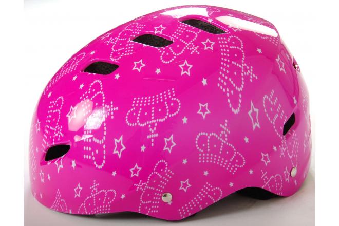 Volare Fiets/Skatehelm - Roze - 55-57 cm