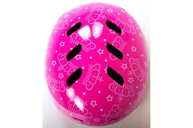 Volare Fiets/Skatehelm - Roze - 55-57 cm