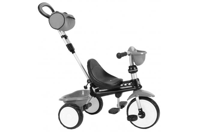 QPlay Driewieler Comfort 4 in 1 - Jongens en Meisjes - Grijs