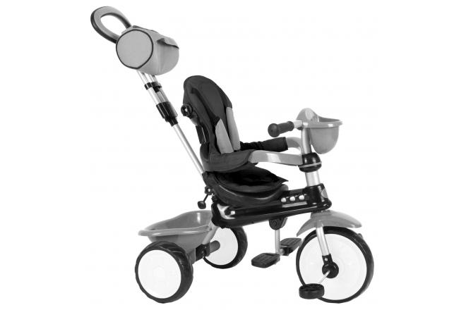 QPlay Driewieler Comfort 4 in 1 - Jongens en Meisjes - Grijs